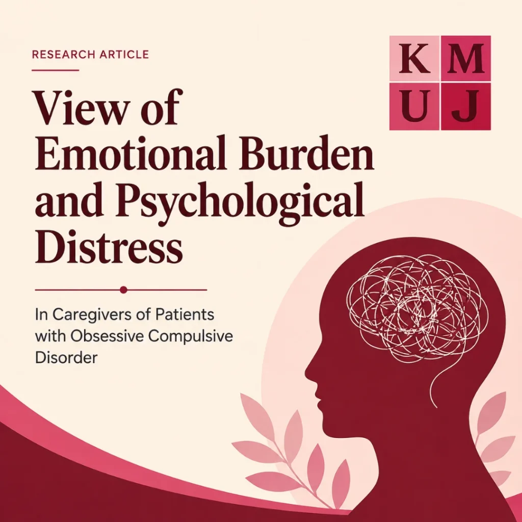 Emotional burden and psychological distress in caregivers of patients with obsessive compulsive disorder