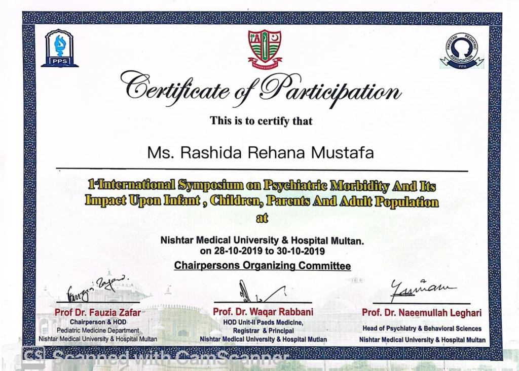 1st International Symposium on Psychiatric Morbidity