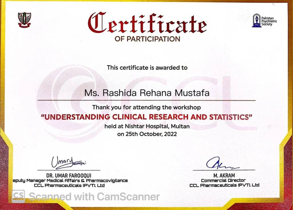 Understanding Clinical Research and Statistics Workshop