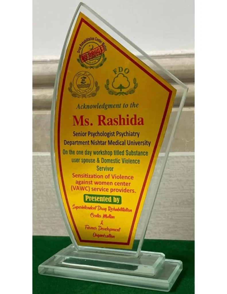 Violence Against Women Center Awareness Award